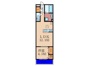 M.J tsukuda 壱番館の物件間取画像